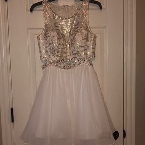 White Homecoming Dress
